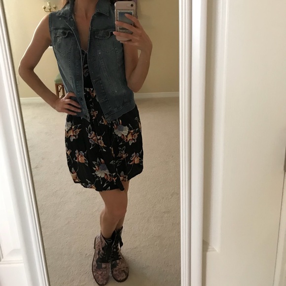 Xhilaration Denim Vest XS - Picture 7 of 8